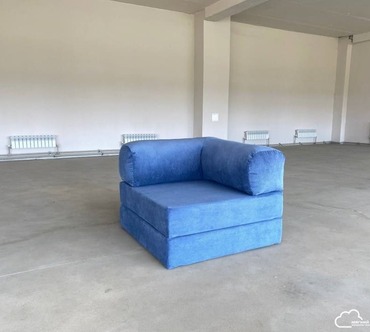 Бескаркасное кресло Тедди синее от "Мягкий Подоконник"