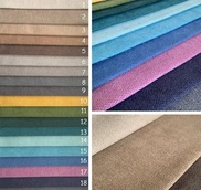 Рогожка с эффектом мешковины палитры для подушек на подоконник