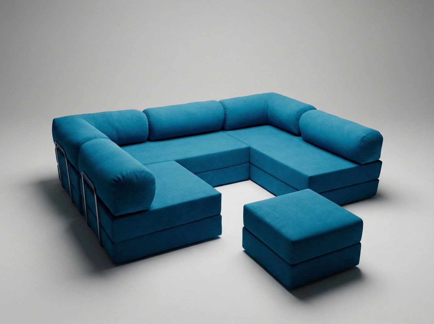 Бескаркасный диван "Тедди" П-образный